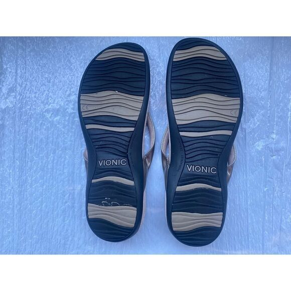Vionic Women’s Bella Toe Post Sandal Sz 10 - Picture 3 of 8